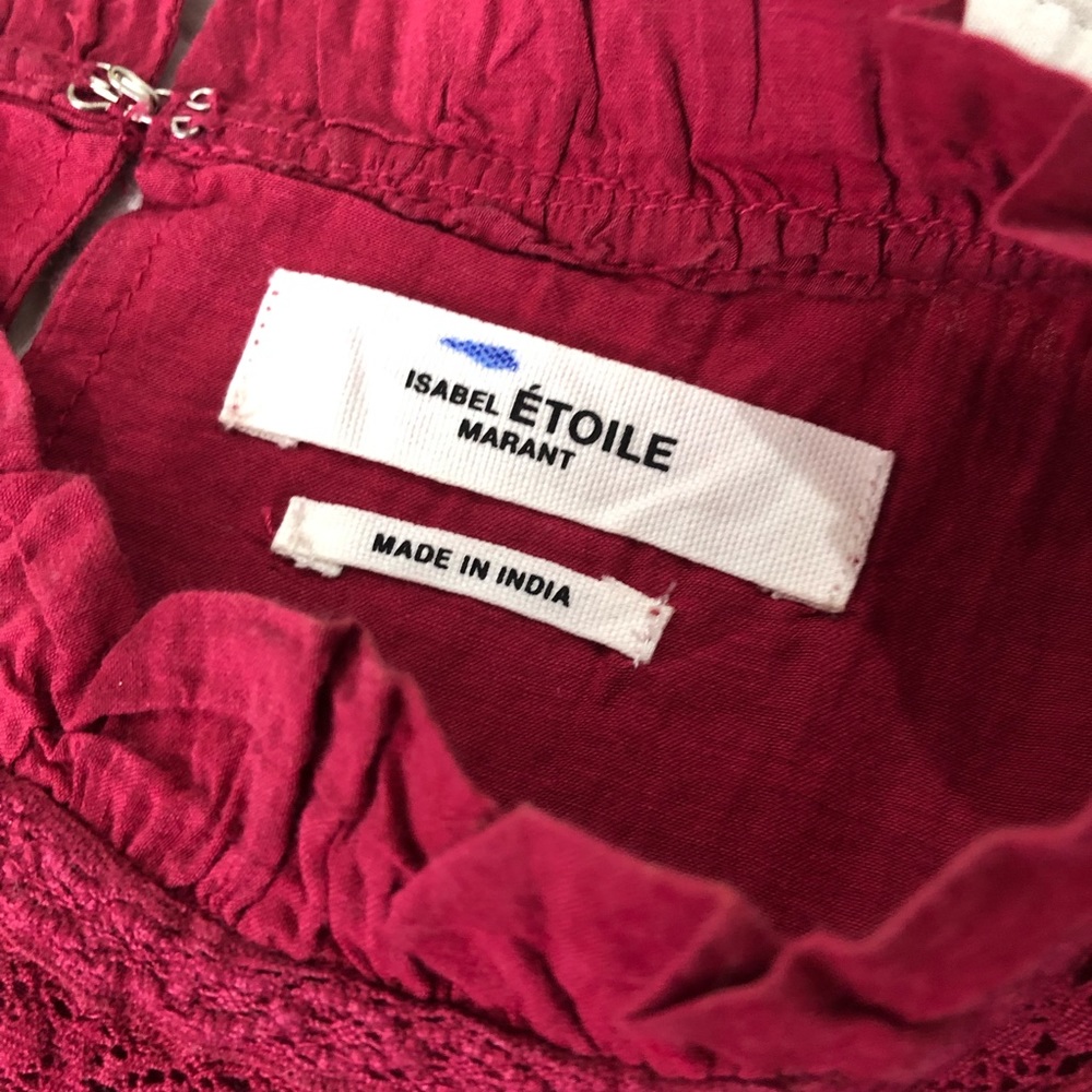 Isabel Marant Red Blouse - Picture 4 of 6